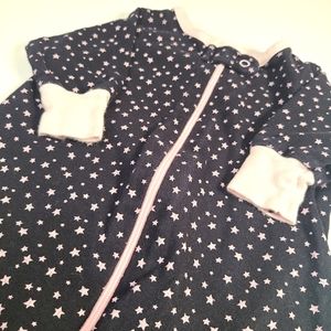 Gerber baby girl zip up sleeper